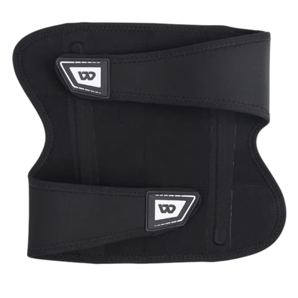 Наколенники West Biking, полиэстер и хлопок, вес 150 г, застежка velcro, цвет черный