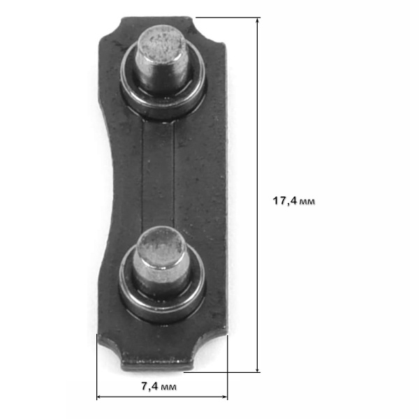 Замок цепи PK 365 050 PSTS (25PSTS) 3/8LP (папа) мал., для пильных цепей 3/8"LP низкий профиль ведущее звено 1,3 мм,  (25шт)