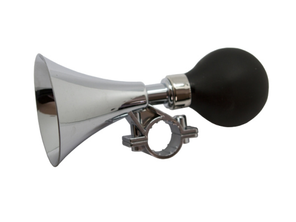 Клаксон 00-170661 резина/пластик прямой хромированный