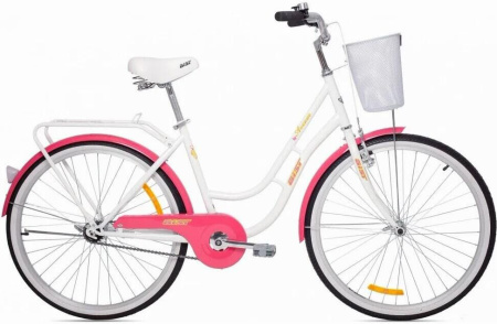 Велосипед AIST  Avenue 26  бело-розовый 2021