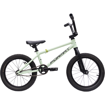 Велосипед FORMAT Kids 16 bmx (16" 1 ск. рост. OS) 2020-2021, морская волна матовый, RBKM1K3C1002