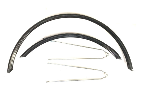 Комплект щитков 28" черные широкие (ез болтов)