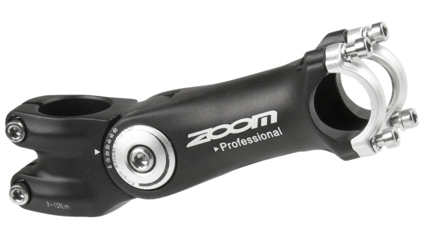 Вынос A-HEAD ZOOM 5-404164 регул. 1 1/8" 125мм/90мм. 31.8мм алюм. Кованный (50) черный