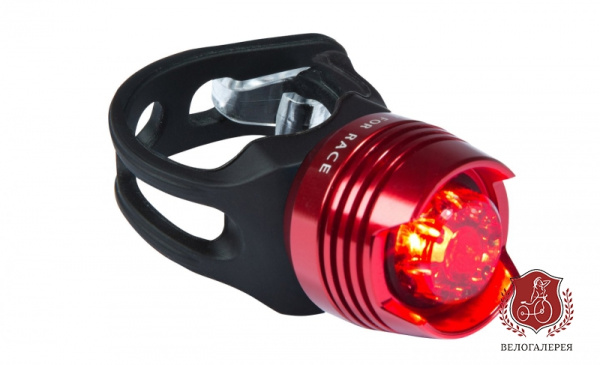 Фонарь CUBE "RED LED" велосипедный red, код 13845