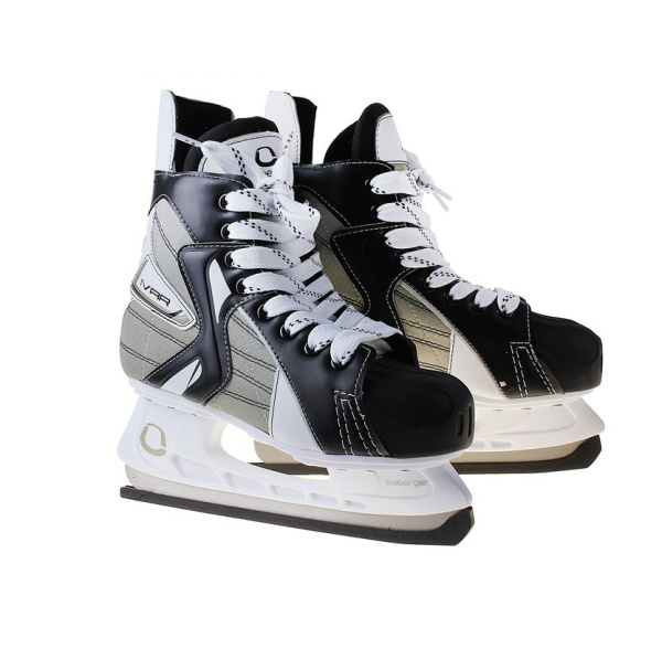 Коньки хоккейные  Black Aqua HS-202 р-р 39