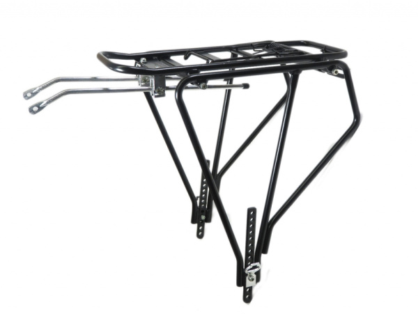 Багажник 24-29" для FAT 6-190036 алюм. CD-36X разборн. регул. велосип. для диск. торм. черный OSTAND