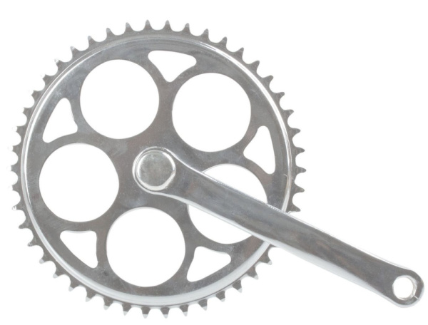 Шатуны сталь 1зв, 46зуб, 170мм, 5-350740, 1/2х1/8 (10) серебр