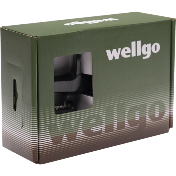 Педали 6-190096 алюминиевые R096B контакт. ROAD герм. CrMo-ось 326г. 81х87х33мм, шипы с комплекте, ч