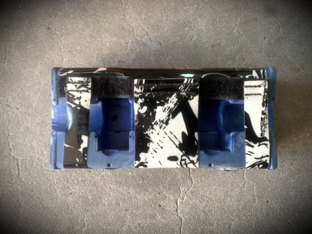 Защита руля прямоугольная #2 синяя