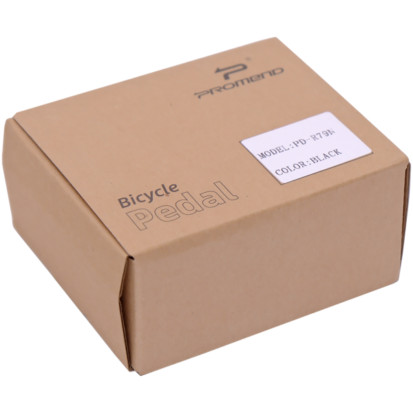 Велосипедные педали PD-R79N, алюм, пром. подшипники, противоскользящие гвозди, 105х91х18мм