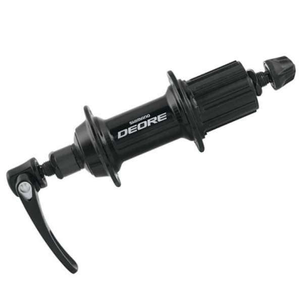 Втулка задняя Shimano Deore T610, алюм. 32отв, под кассету 8-10ск, с эксц., QR, черная, EFHT610BZBL