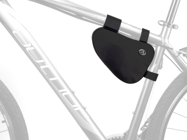 Сумка под раму AUTHOR A-R211 X7, 8-15001095, 21x4,5 x14cm треуг. 1 отд. V=1л малая черная