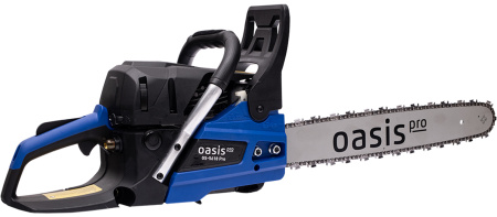 Бензиновая цепная пила Oasis GS-5618 Pro, двигатель 56 куб.см, 2,8 кВт / 3,8 л.с., 18"/45 см, .325", 1,5 мм, 72 зв., легкий старт