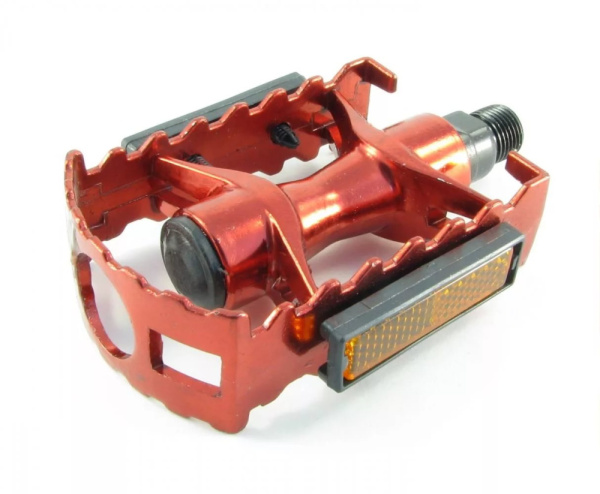 Педали 00-170363 алюм. литые с отражат. (50) красные
