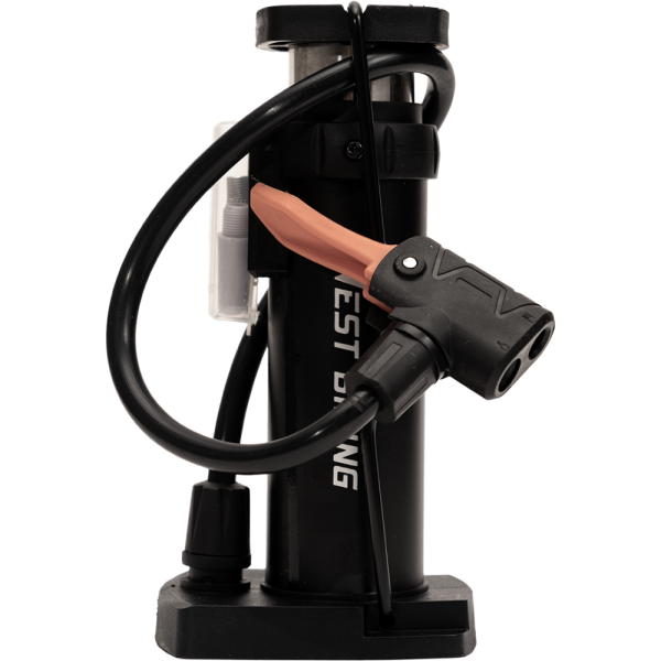 Насос ножной универсальный 45х170мм, несколько насадок+игла, West Biking арт.0711055