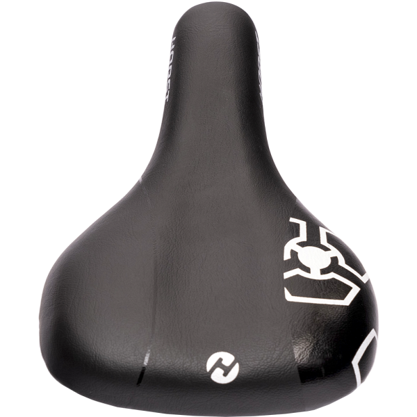 Седло HORST 09-200862 детское/подростковое, с замком 230X150мм 371гр черное