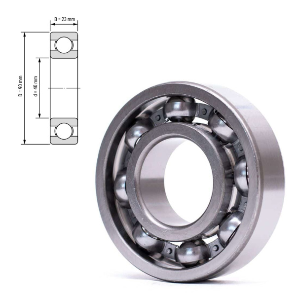 Подшипник , 308 (6308) (40x90x23) NN