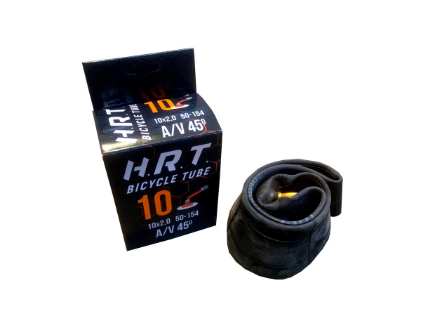 Камера 10х2,0 (50-154) авто изогн. 45` 00-010006 ВЕЛОСИПЕДНАЯ (50) H.R.T.