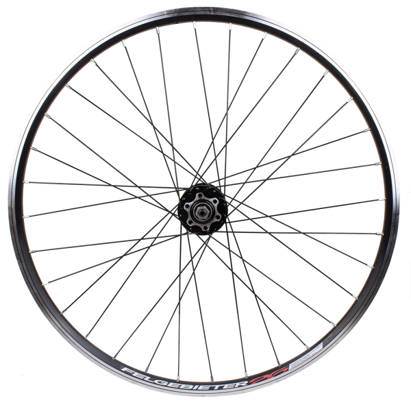 Колесо 26" зад, двустен.обод 32 отв., втулка  сталь под Disc-brake, экс-к под трещетку 6-8 ск. Пром 