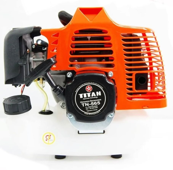 Двигатель для мотокосы TITAN
TN-565(обьем 52cm3)