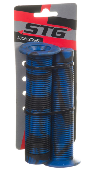 Грипсы STG HL-G105B 135 мм сине-черные