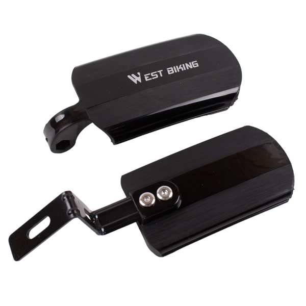 Крылья для велосипеда 24-27.5" телескопические, развижные, на подседельный штырь, West Biking