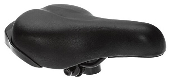 Седло NOVATRACK WX-16008 на 16", с замком, с логотипом, одноцветное