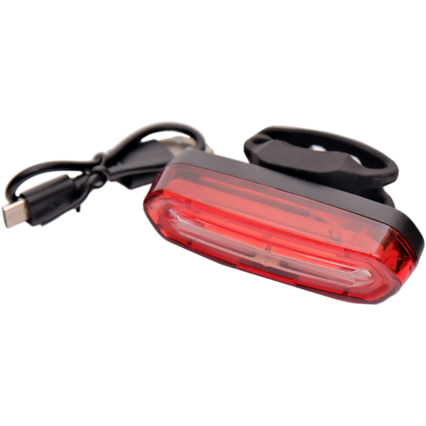 Велосипедный фонарь задний аккумуляторный 650mAh, 120 люмен., 7 режимов работы, IPX защита от влаги, West Biking арт.0701111