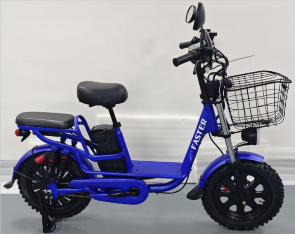 Электровелосипед FASTER RLSD-151 16", 240W, цвет синий