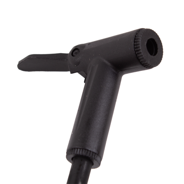 Насос ручной мини, алюм, 27см, насадки в комплекте, макс. давление 90 PSI, West Biking