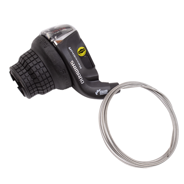 Шифтер Revoshift SHIMANO TOURNEY SL-RS35-R6 правый 6 speed,2400mm трос,черный,пластик  83618792