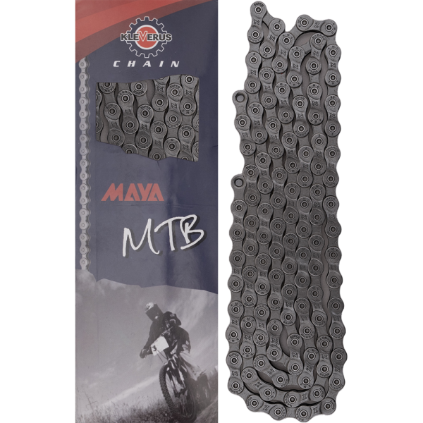 Цепь вело (001) Х410, 112зв., 1/2 X 1/8, для дорожного велосипеда, с замком. "MAYA"