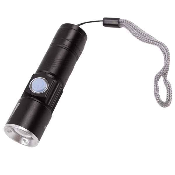 Велосипедная фара с регулировкой угла рассеивания, линза, освещ. до 200м, 350люмен, 4 режима, West Biking