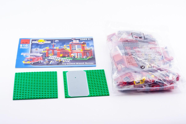 Конструктор пласт. Fire Rescue, 380 дет, 41*28*6,5см, BOX, ENLIGHTEN
