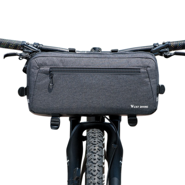 Водонепроницаемая многофункциональная сумка West Biking, крепление на руль, размер 40,2×7,8×21,5 см