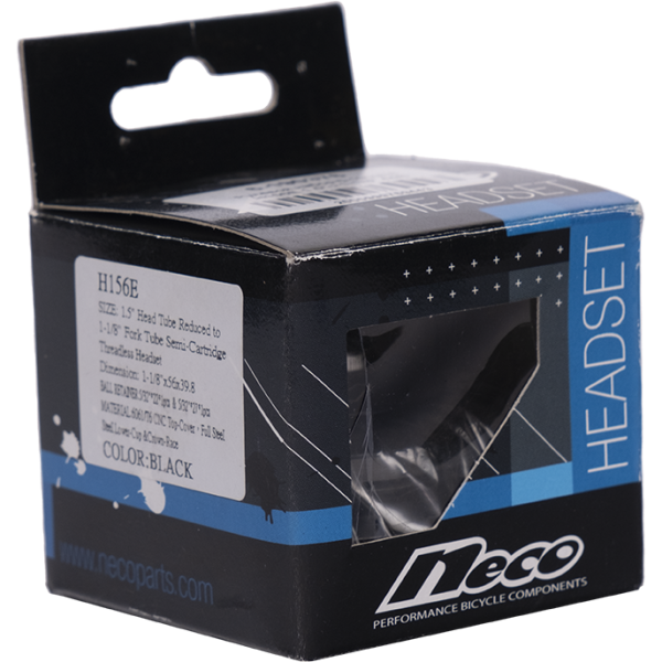 Рулевой набор 6-190376 H156E 1,5"->1-1/8" 44/50мм55/62мм, полуинт березьб, картриджн подш, чашки ста