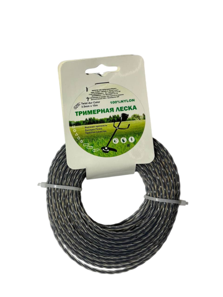 триммерная леска (dual twist) 3.5mm*15m Китай. Артикул 230014