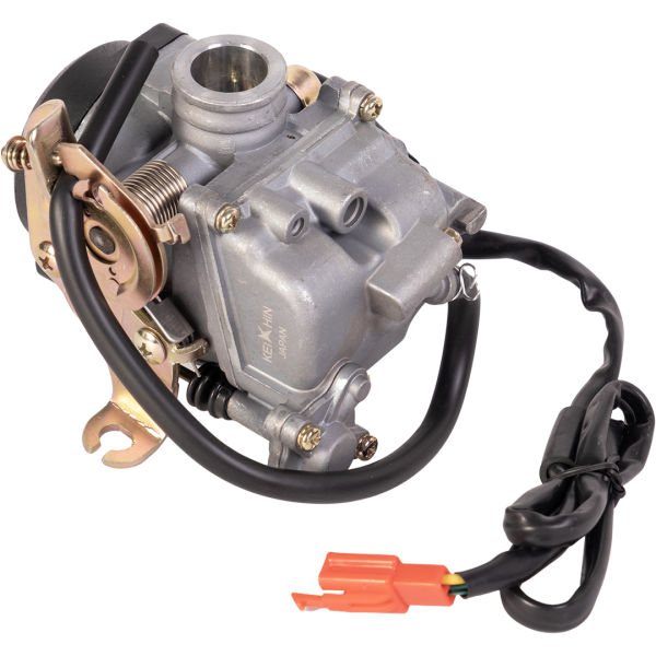Карбюратор 4T GY6- 50/60cc, 139QMB (PD16) пласт. крышка (KEIHIN)