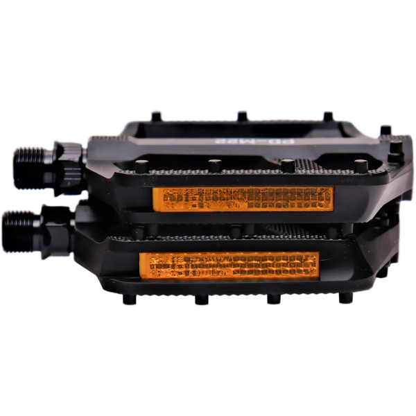 Велосипедные педали PD- M22-1, алюм, платформенные, 16 шипов, 110x98x15 мм, ось-хром молибден