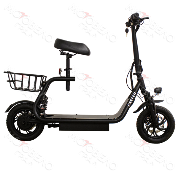 Электросамокат FASTER RLSD-046 12" 240W, цвет черный