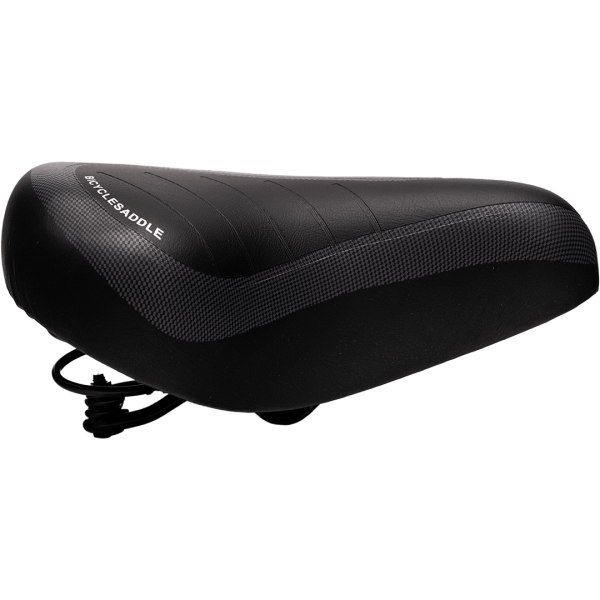 Седло (015) на пружинах, размер 240х205  (цвета: черн/син,черн/красн)  (упак 30 шт)