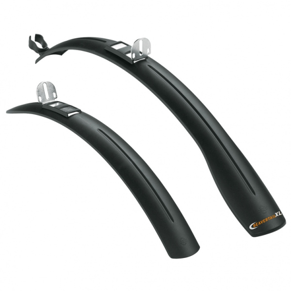 Комплект крыльев SKS-10101 Beavertail XL-Set, 26-28", 0-10101, пластик, черные, (Германия)