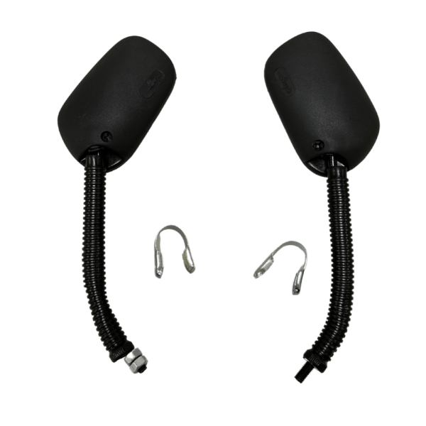 Зеркало Deepak овальное на руль с хомутом, (упак=50пар), опт за 1 пару - 7р., от упак=6,30р