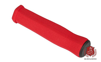 Грипсы STG, HL-G202, 130 мм, черный/красный