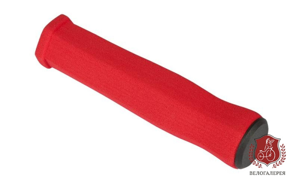 Грипсы STG, HL-G202, 130 мм, черный/красный