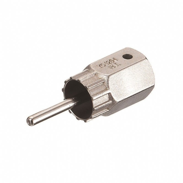 Съемник кассеты BIKEHAND YC-126-1A, 6-151261, с штифтом, сталь, серебристый
