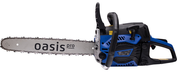 Бензиновая цепная пила Oasis GS-4518 Pro, двигатель 45 куб.см, 2,2 кВт / 3,0 л.с., 18"/45 см, .325", 1,5 мм, 72 зв., легкий старт