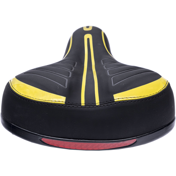 Седло широкое на ГЕЛЕВОЙ основе с рельефным дизайном (модель: 188A)