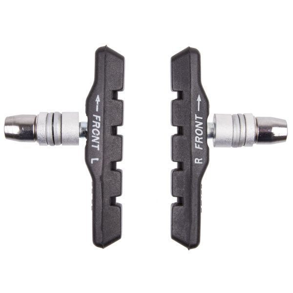 Колодки тормозные v-brake M-WAVE 5-361020 с крепежом ассимметр. 72мм черн. инд. уп.