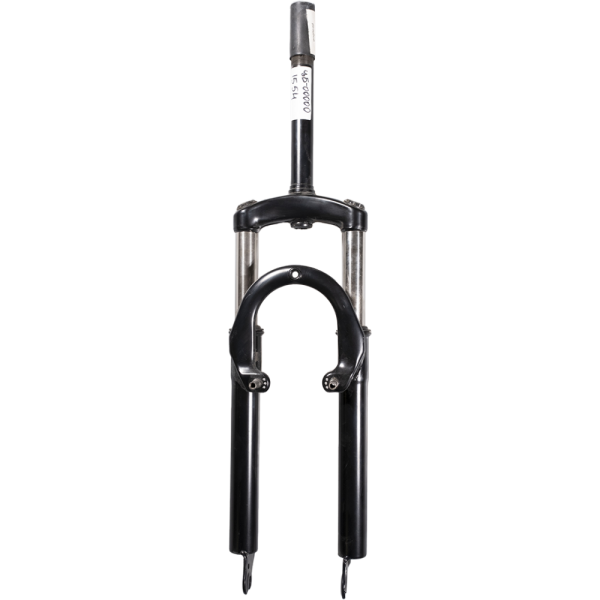 Вилка велосипеда с амортизатором 24", D=25.4, под V-Brake/диск,с резьбой